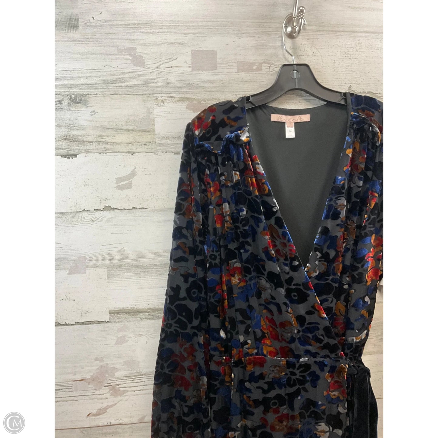 Dress Party Long By Hutch In Black & Blue, Size: 1x