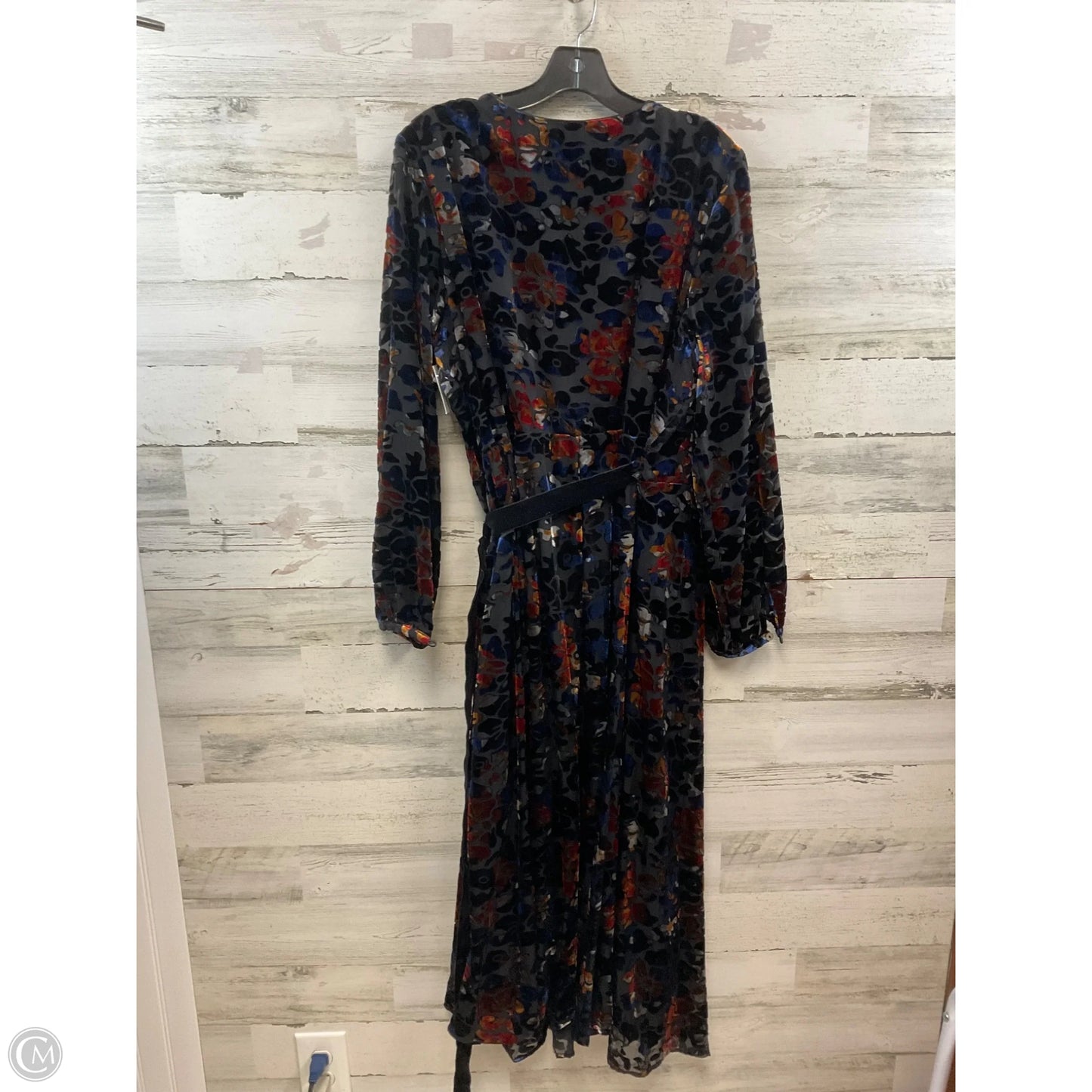 Dress Party Long By Hutch In Black & Blue, Size: 1x