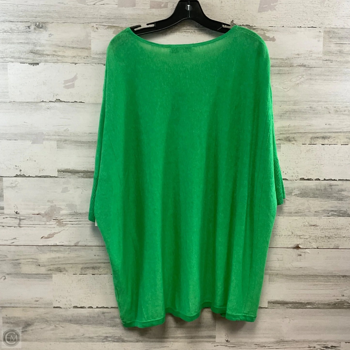 Top Short Sleeve By ESTHEME In Green, Size: Xl