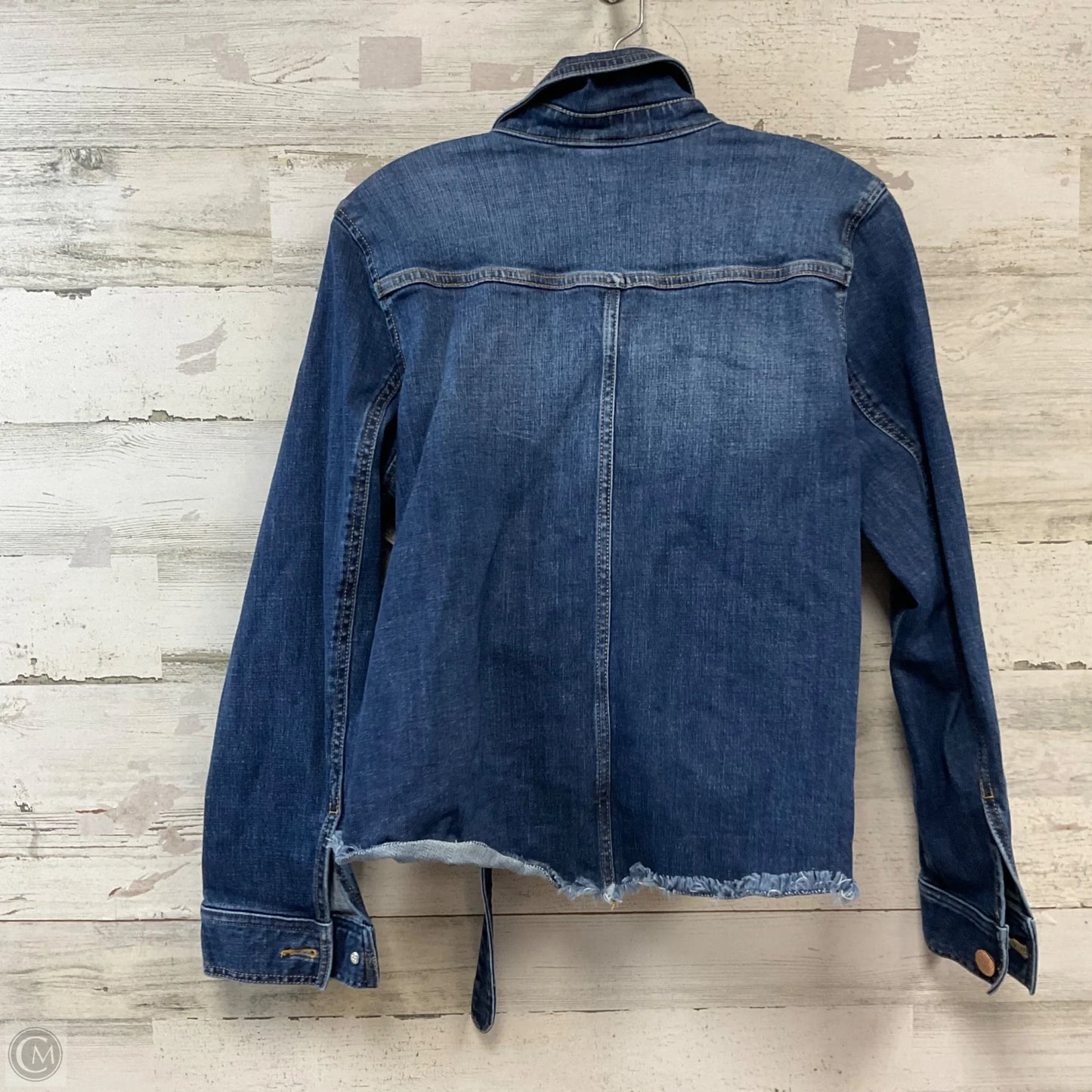 Jacket Denim By Cabi In Blue Denim, Size: S
