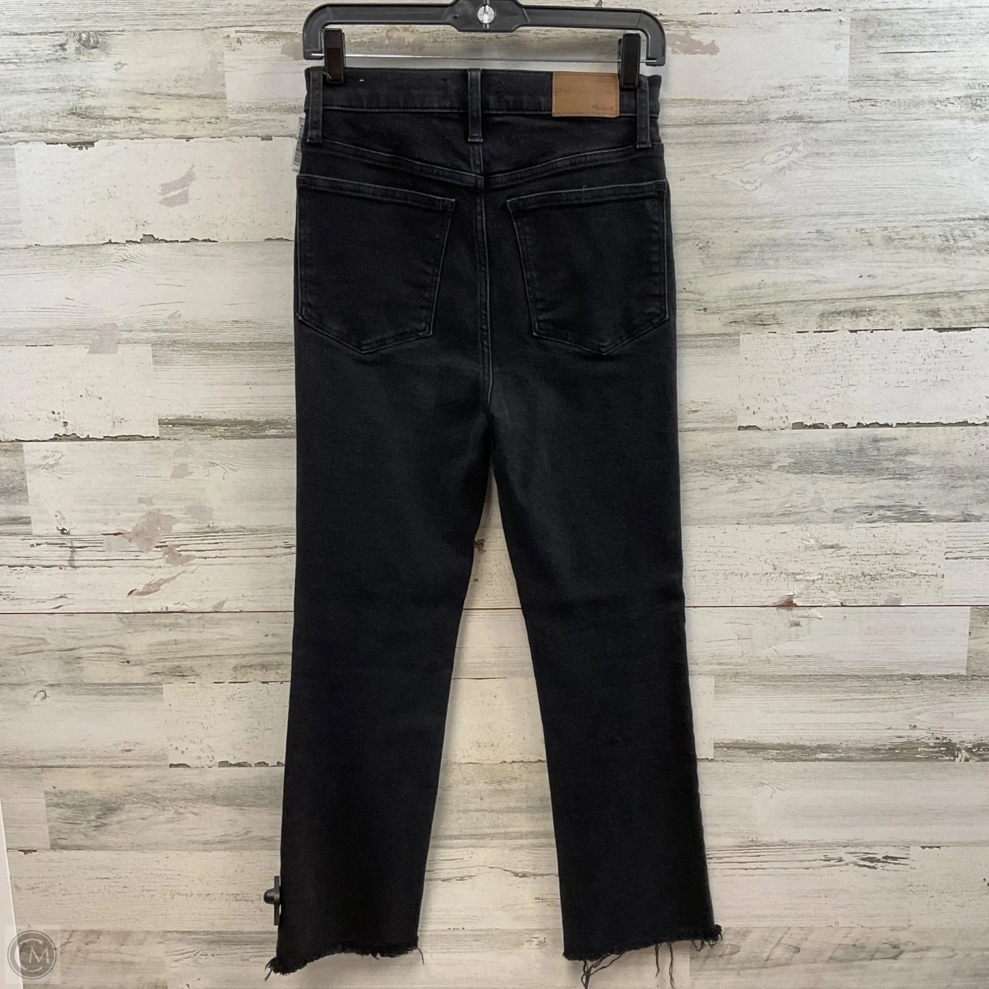 Jeans Boot Cut By Madewell In Black Denim, Size: 4