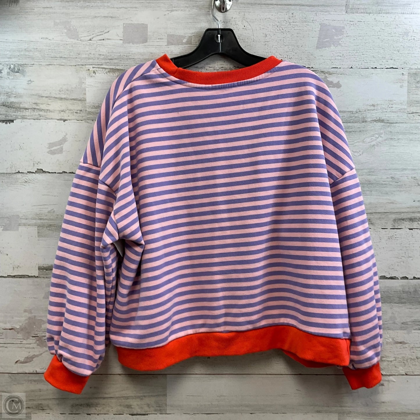 Sweatshirt Crewneck By UEU In Orange, Size: L