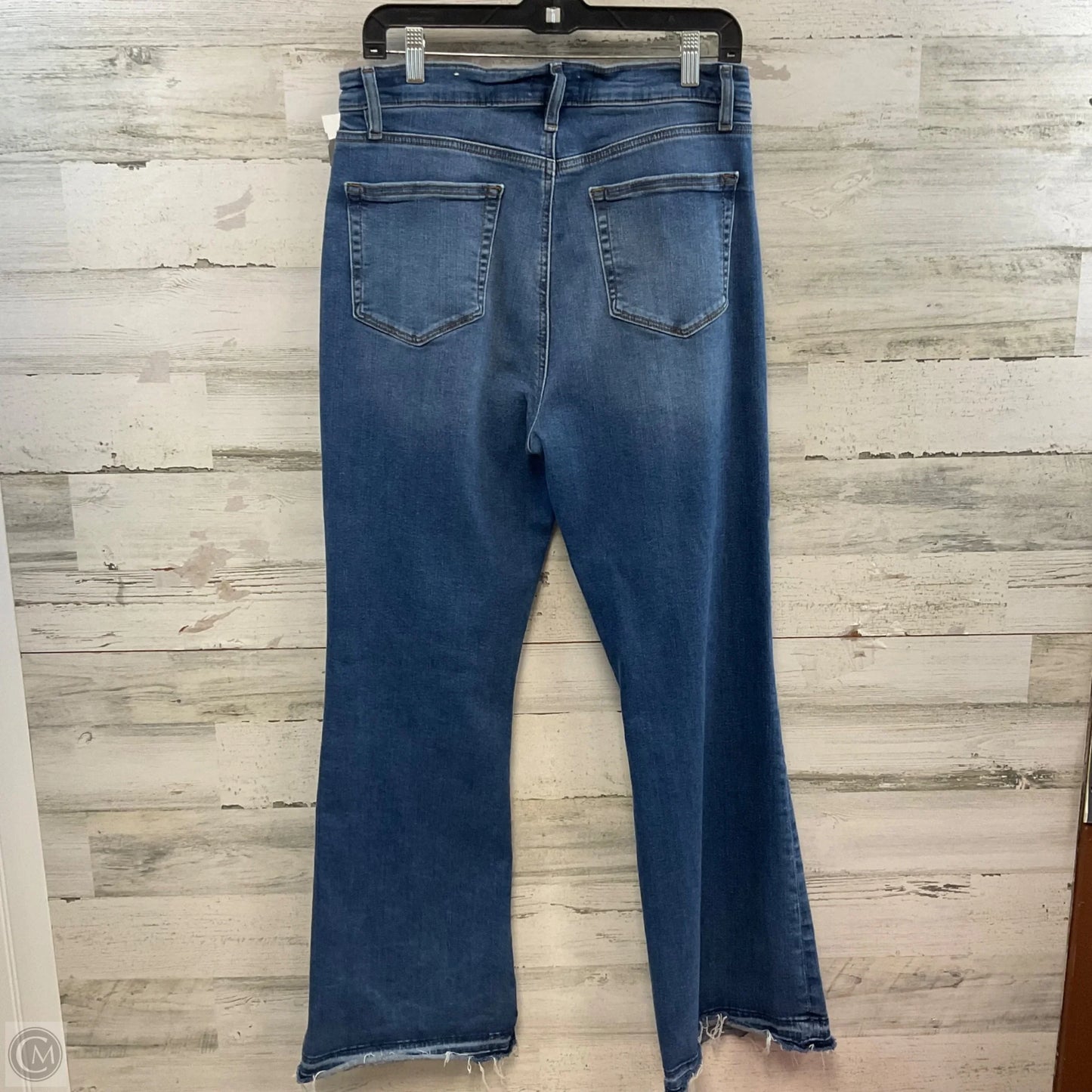 Jeans Wide Leg By Loft In Blue Denim, Size: 14