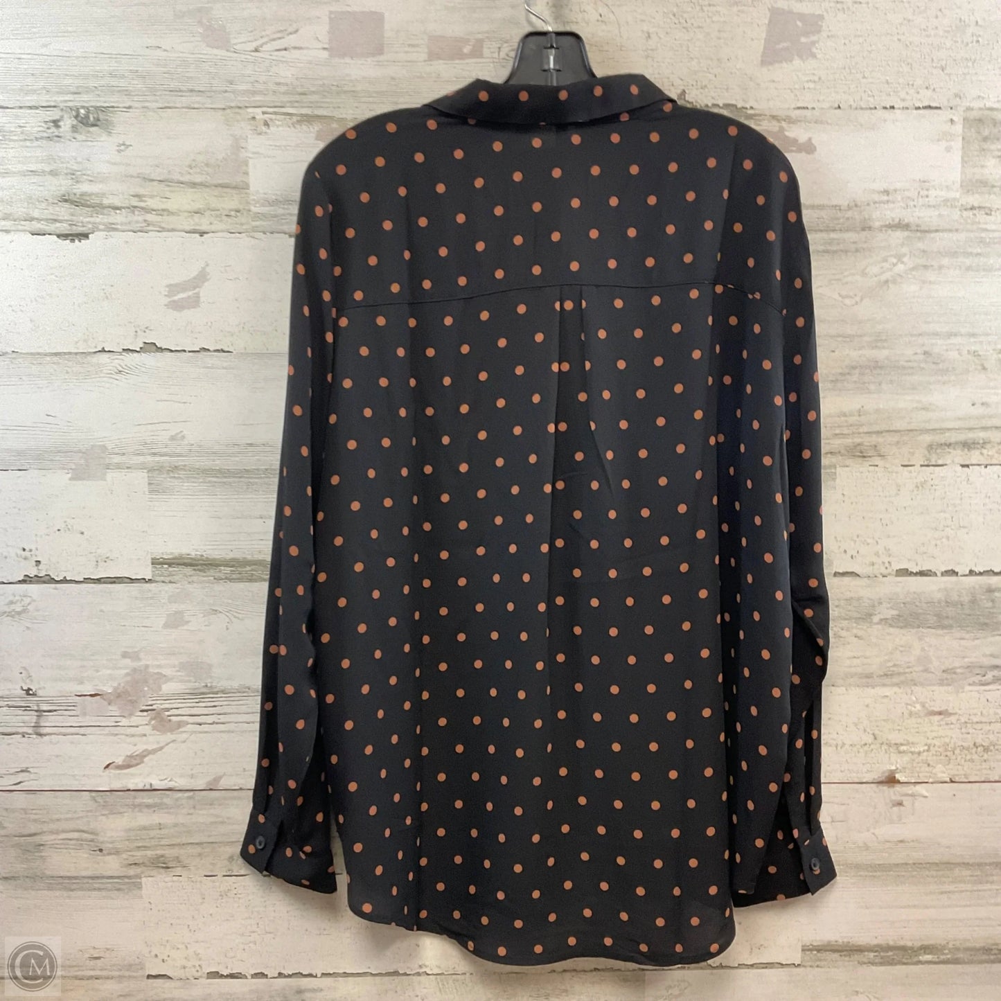 Blouse Long Sleeve By Maurices In Black, Size: Xxl