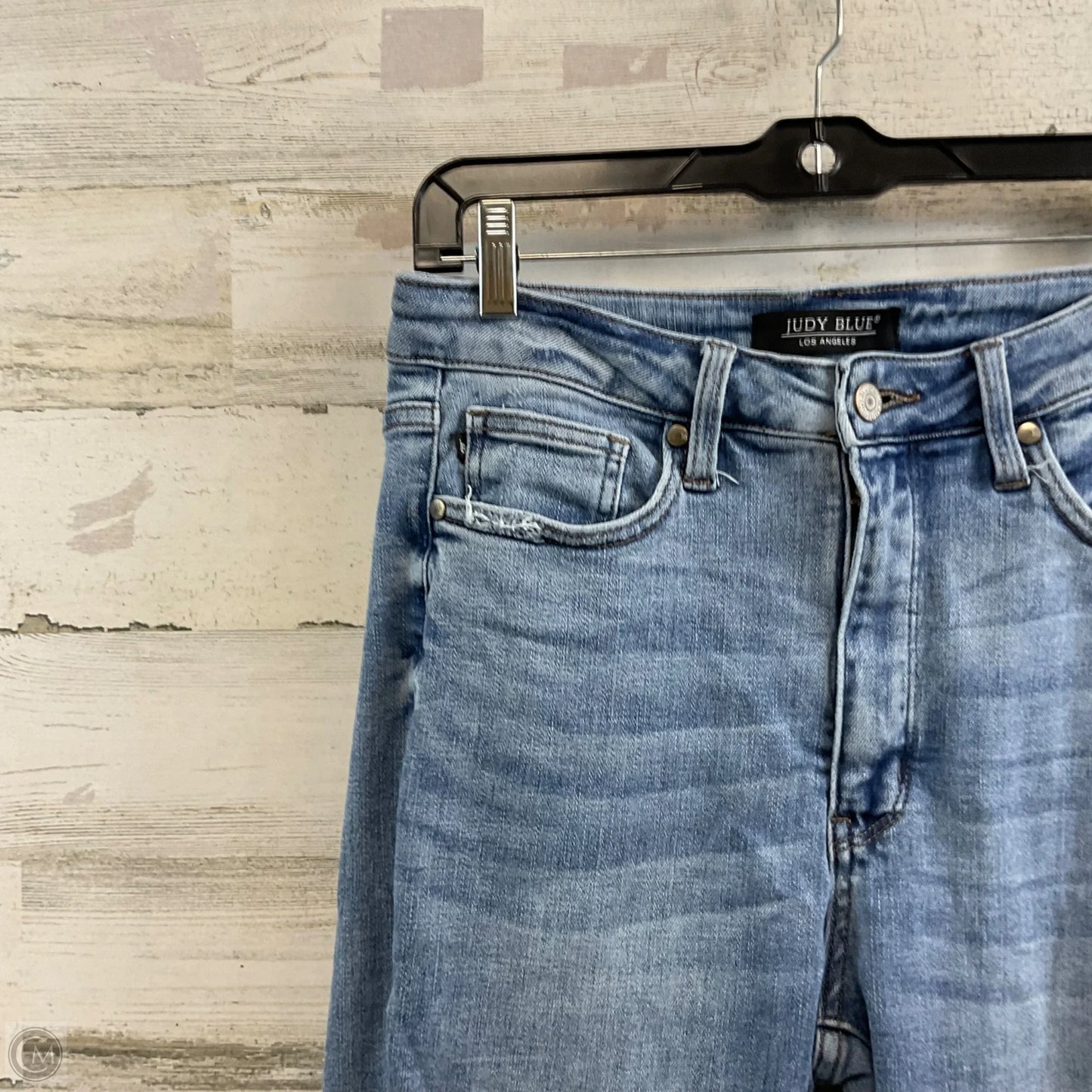 Jeans Straight By Judy Blue In Blue Denim, Size: 8