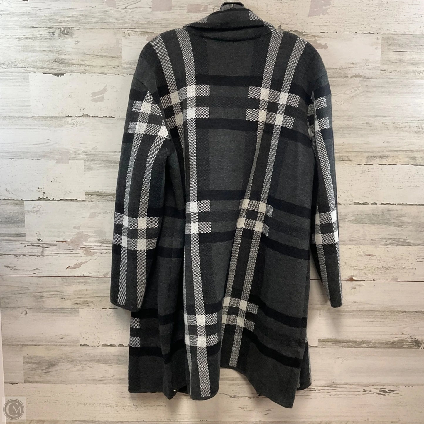 Sweater Cardigan By Anne Klein In Black, Size: 3x