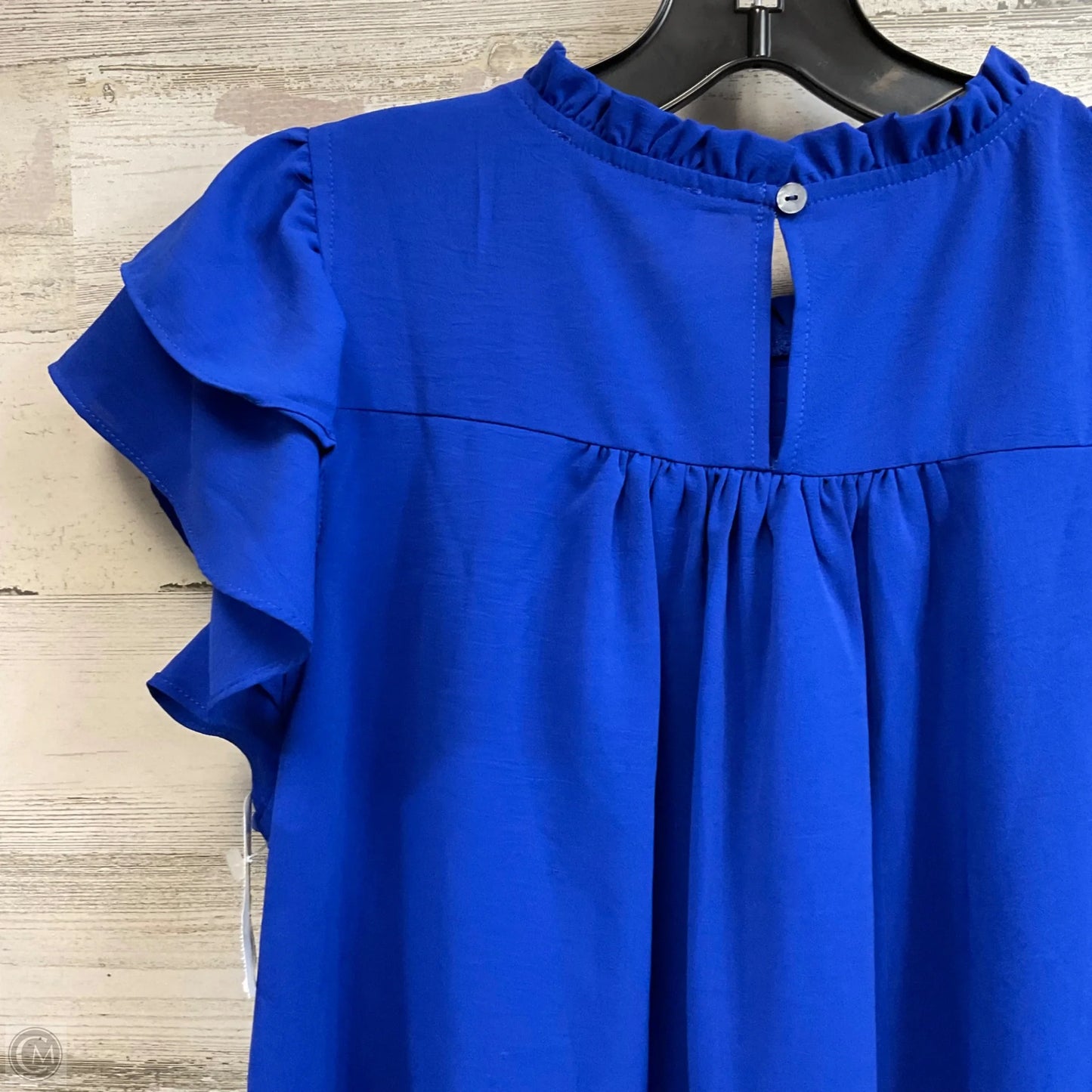 Top Short Sleeve By She + Sky In Blue, Size: S