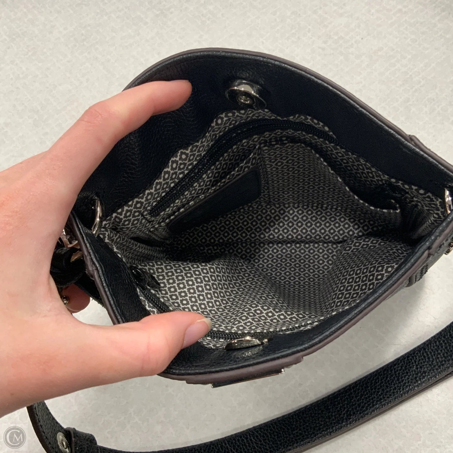 Crossbody Leather By Brighton, Size: Medium