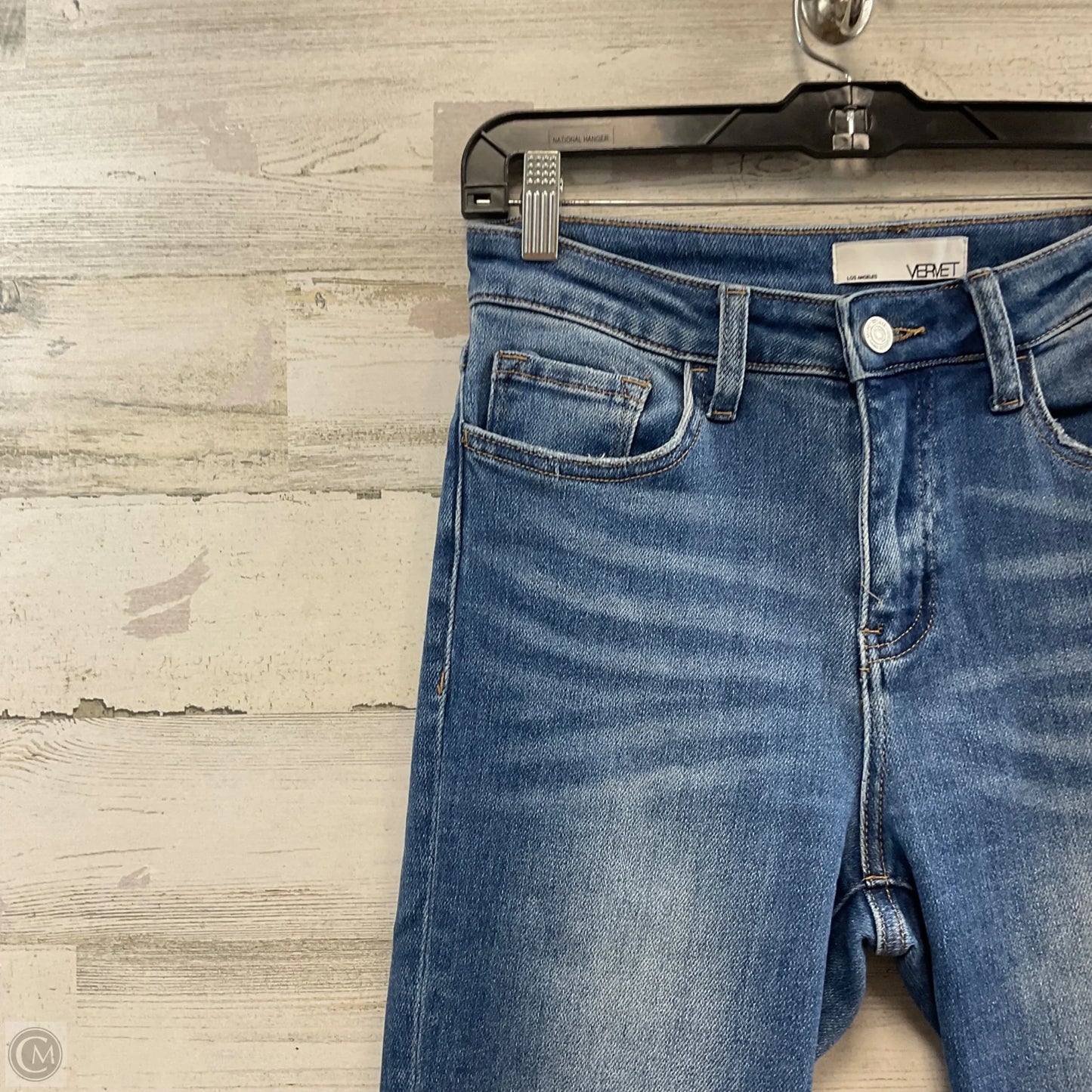 Jeans Straight By Vervet In Blue Denim, Size: 6