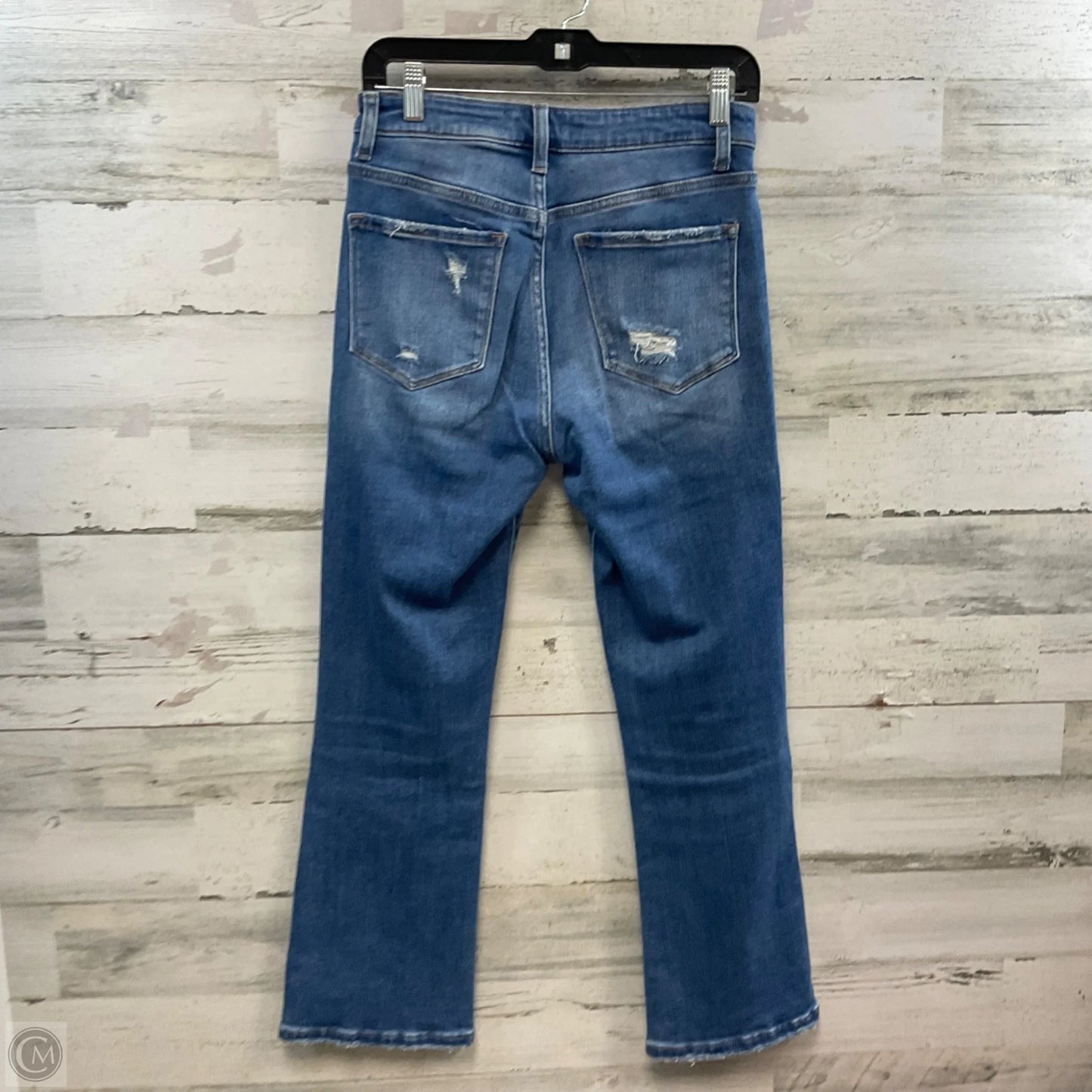 Jeans Straight By Vervet In Blue Denim, Size: 6