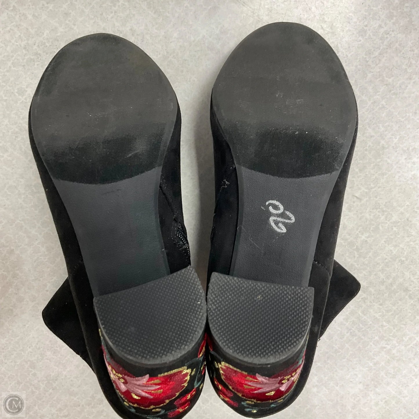 Boots Ankle Heels By Report In Black, Size: 8.5