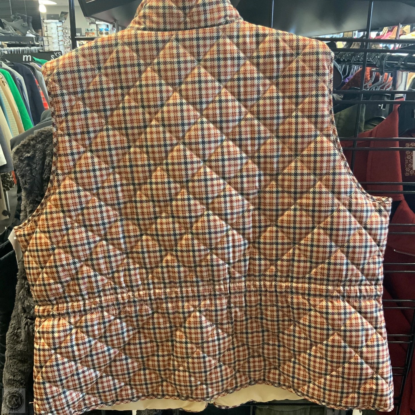 Vest Puffer & Quilted By St Johns Bay In Brown, Size: 2x