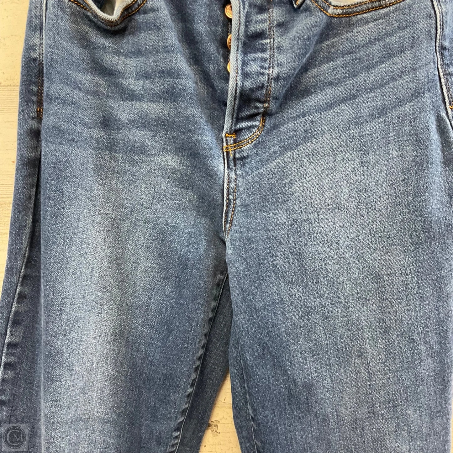 Jeans Straight By Judy Blue In Blue Denim, Size: 4