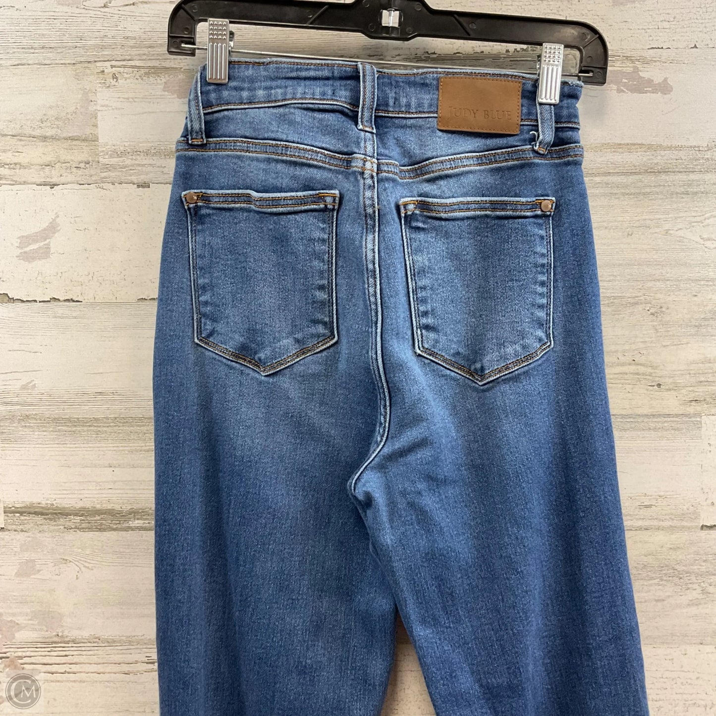 Jeans Straight By Judy Blue In Blue Denim, Size: 4