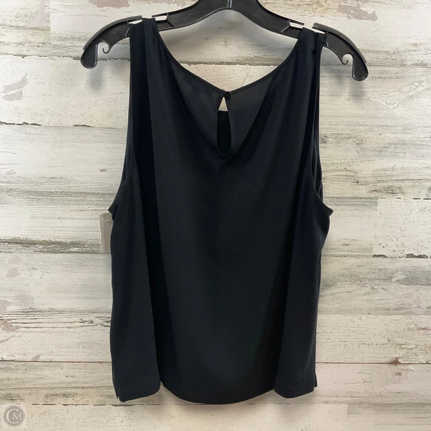 Top Sleeveless By Eileen Fisher In Black, Size: 1x