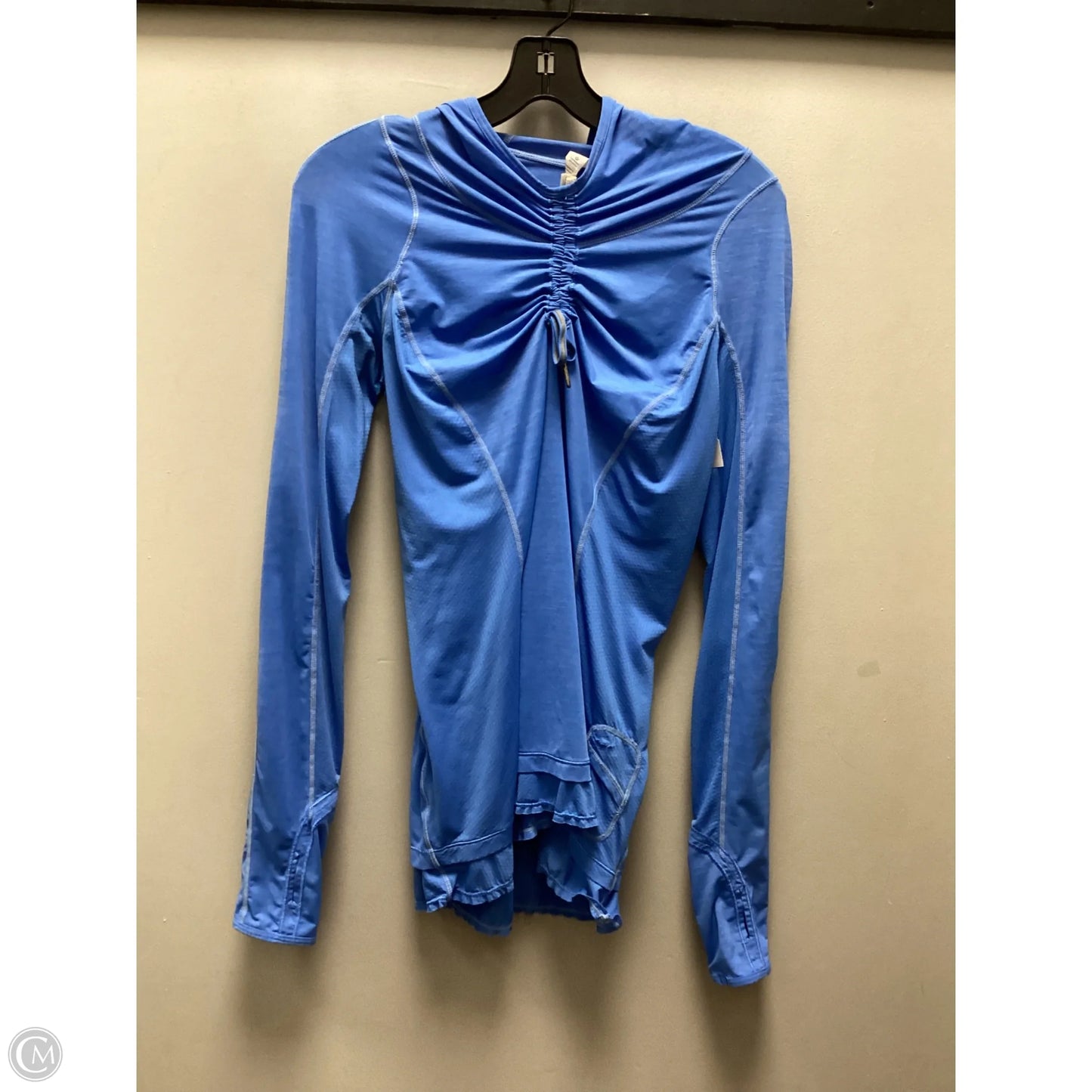 Athletic Sweatshirt Collar By Lululemon In Blue, Size: 6