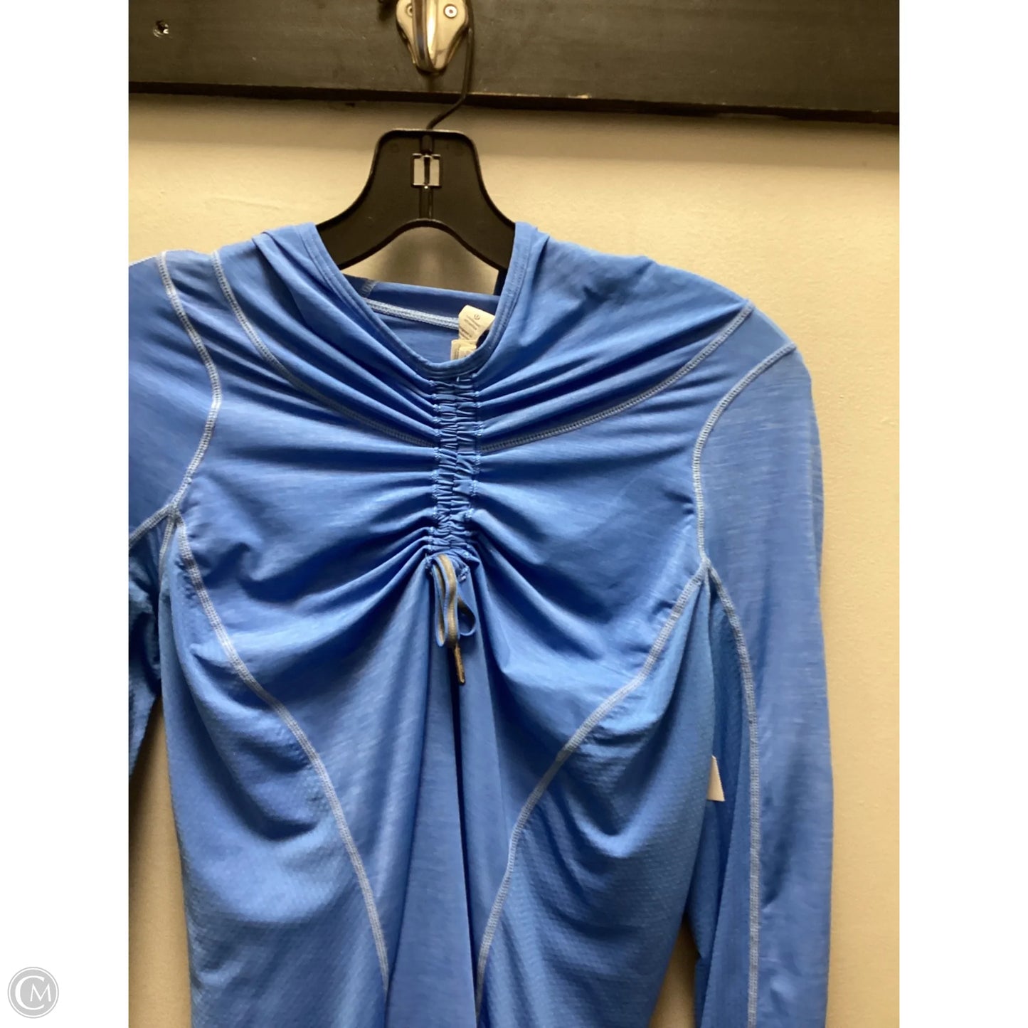 Athletic Sweatshirt Collar By Lululemon In Blue, Size: 6