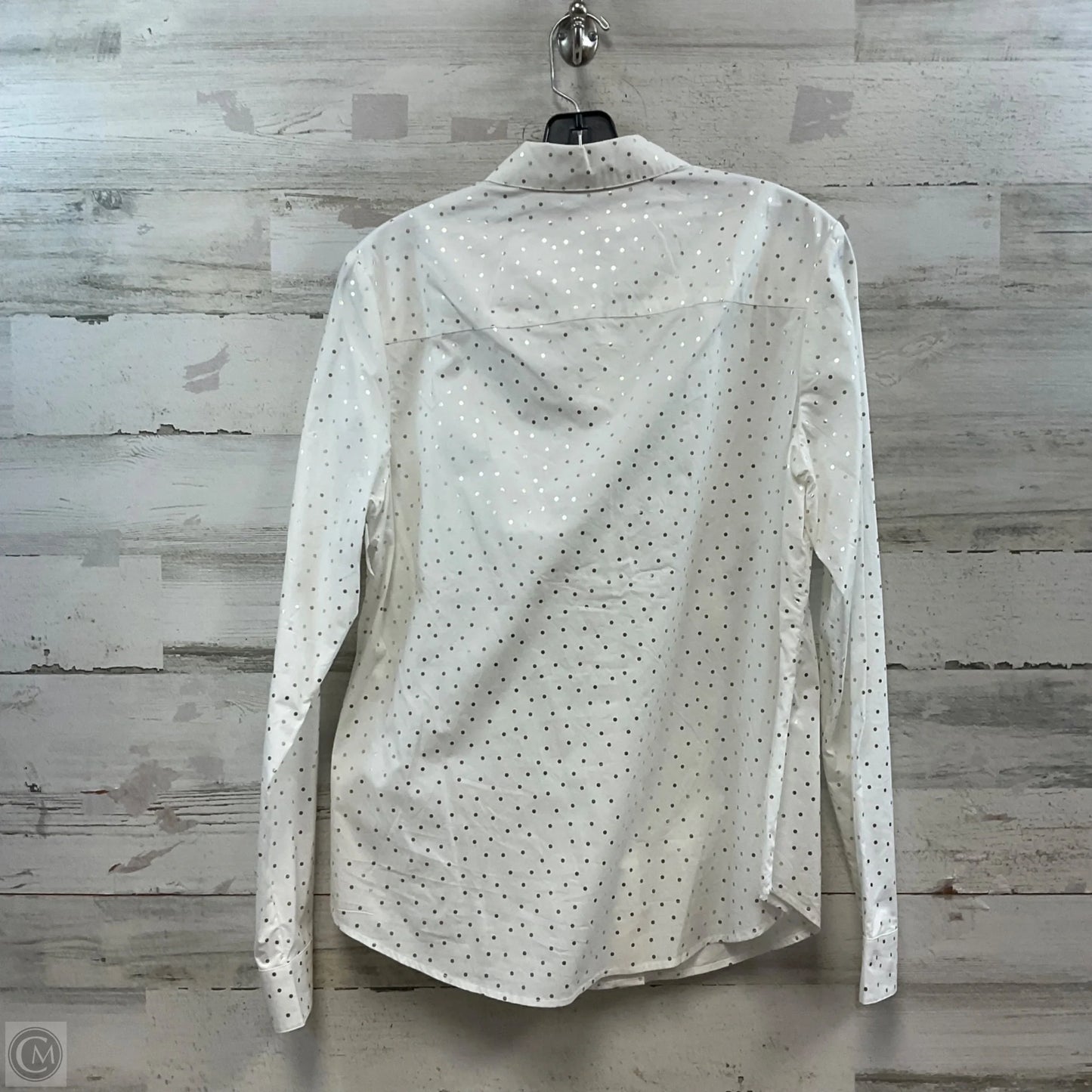 Blouse Long Sleeve By Boden In White, Size: M