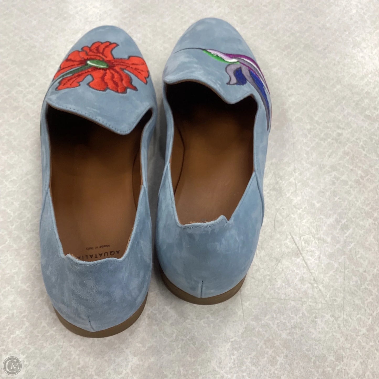 Shoes Flats By Aquatalia In Blue, Size: 8