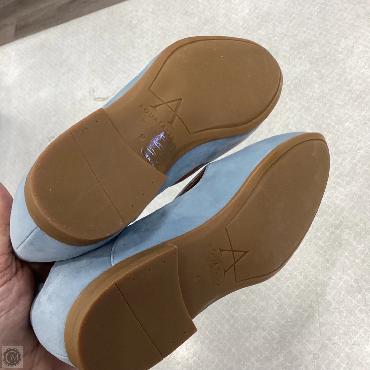 Shoes Flats By Aquatalia In Blue, Size: 8