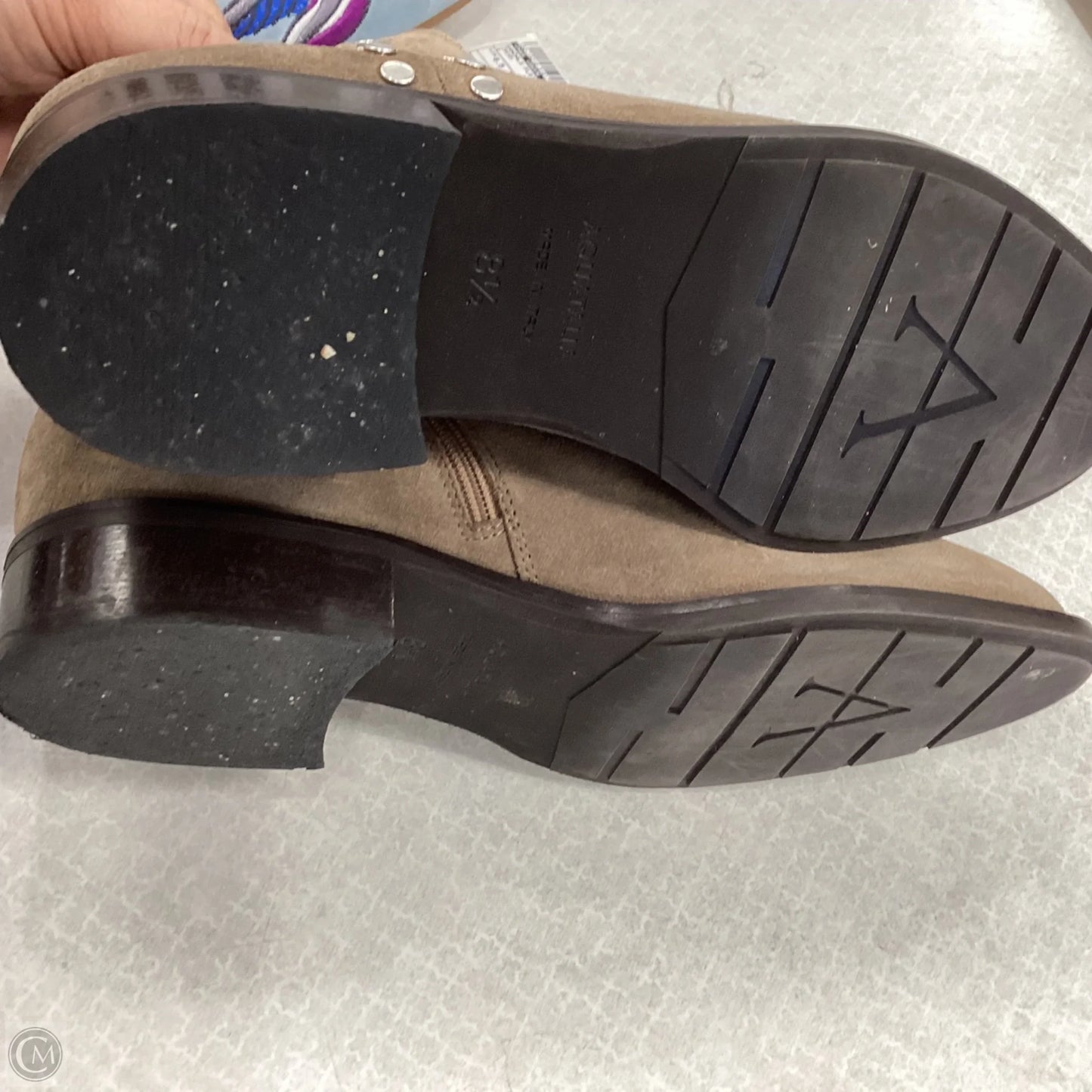 Boots Ankle Flats By Aquatalia In Brown, Size: 8.5