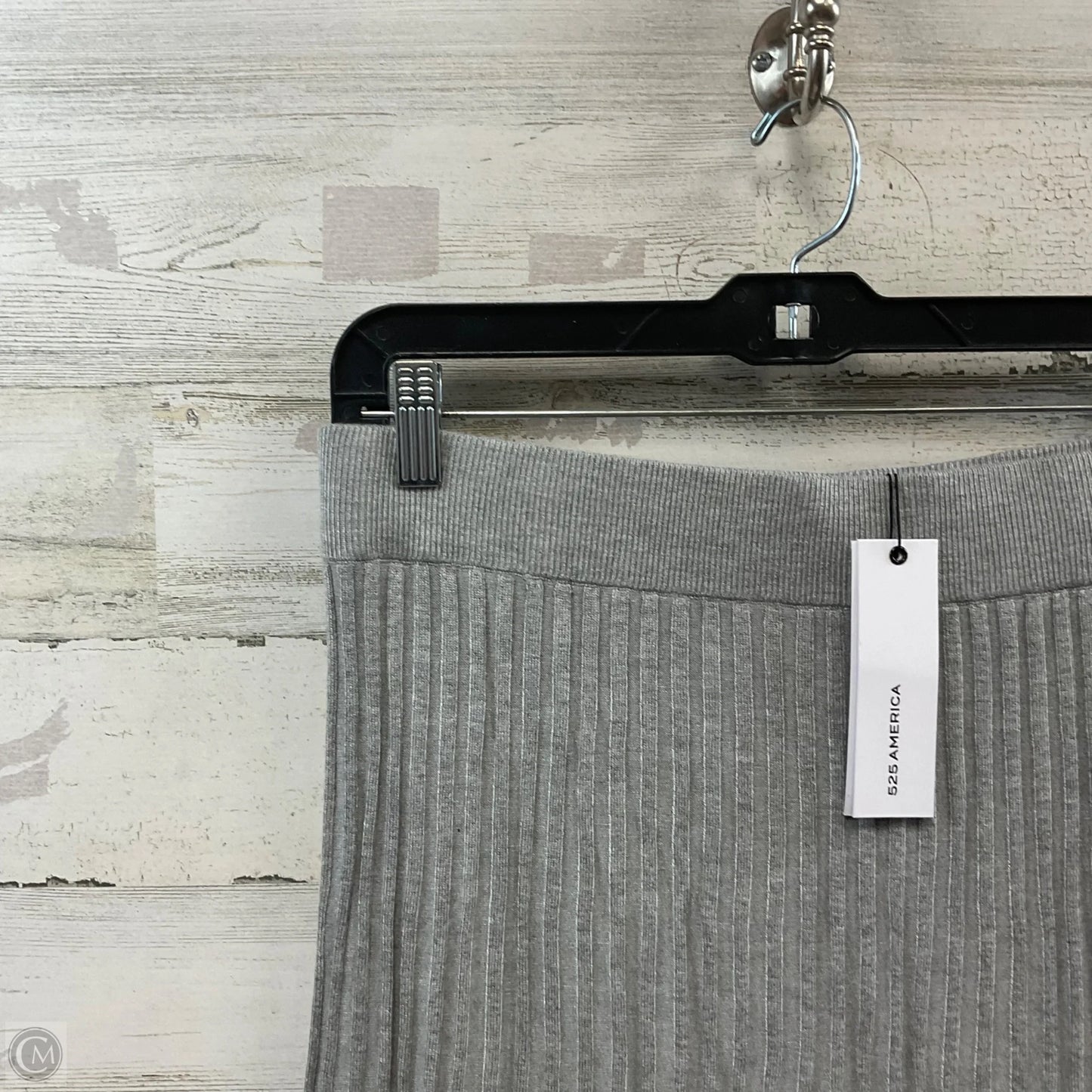 Skirt Midi By 525 America In Grey, Size: L