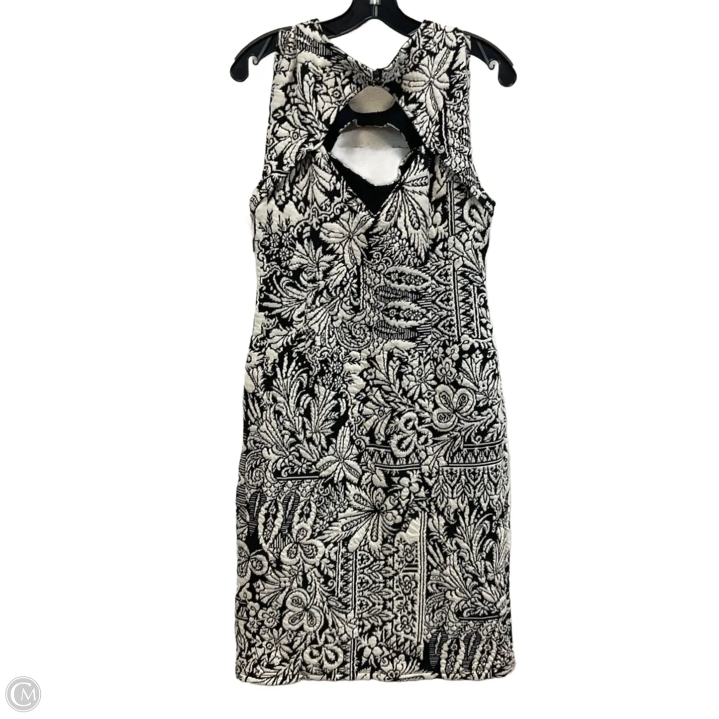 Dress Casual Short By Anthropologie In Black & White, Size: M