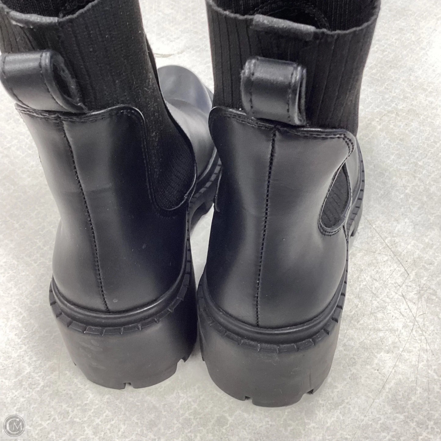 Boots Ankle Heels By Steve Madden In Black, Size: 7.5