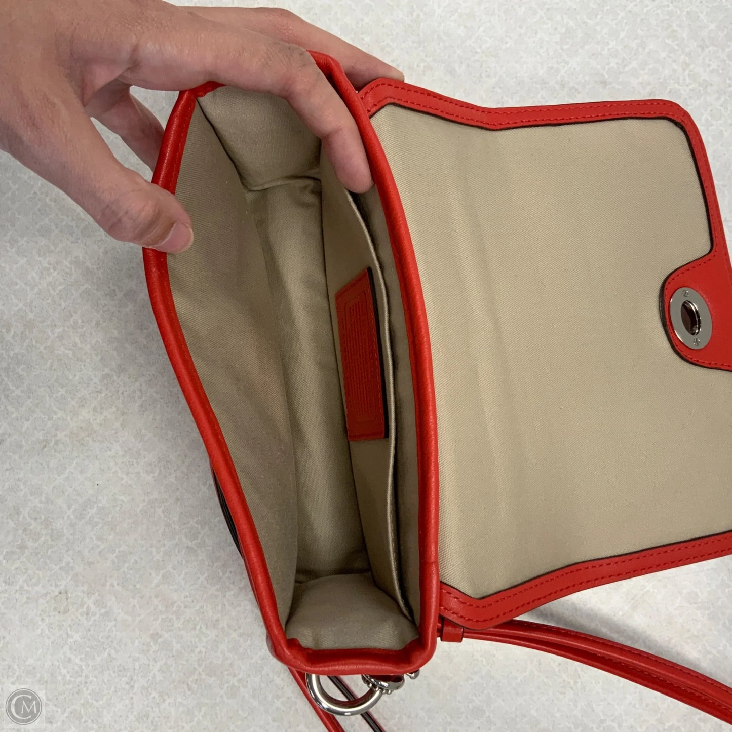 Crossbody Designer By Coach, Size: Small
