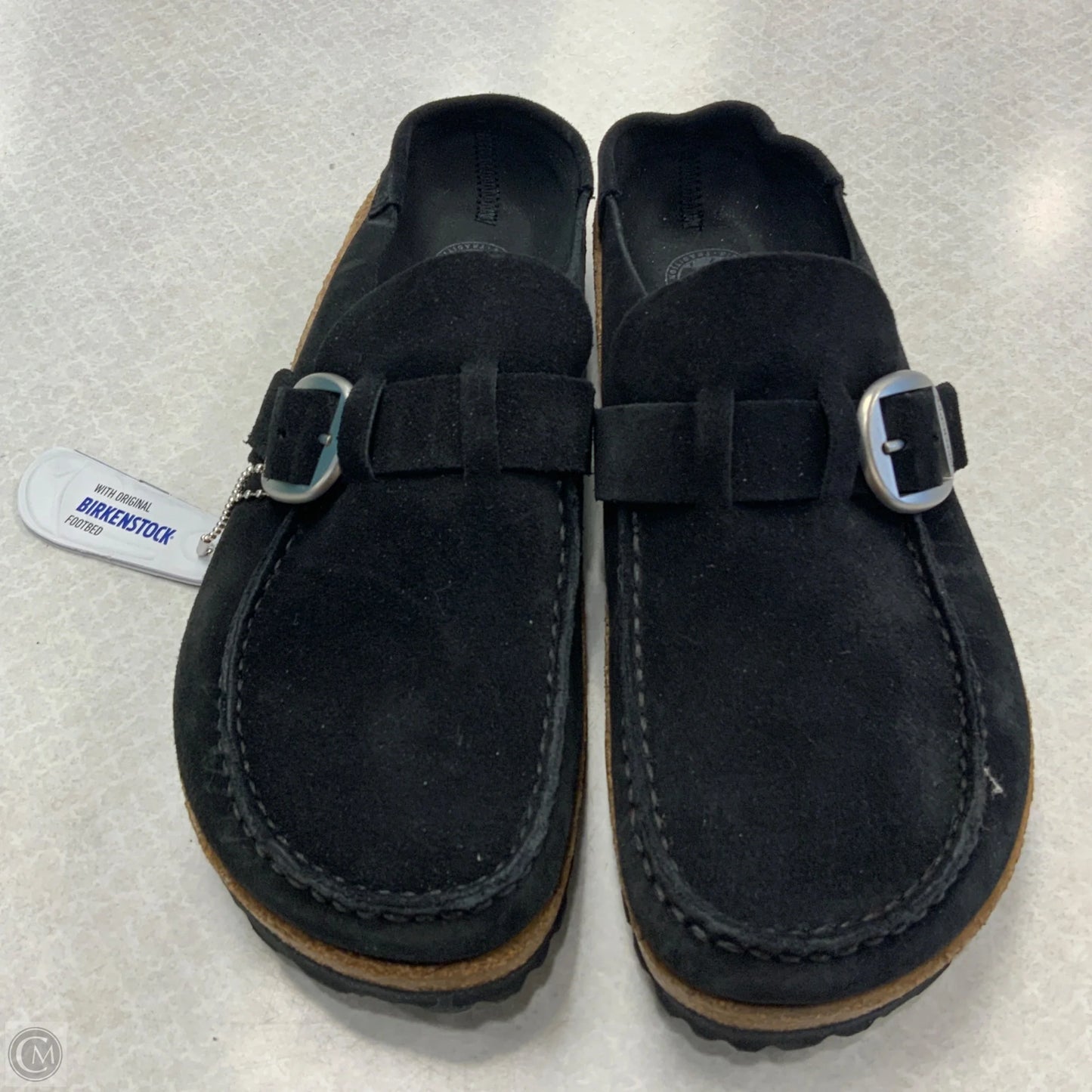 Shoes Flats By Birkenstock In Black, Size: 10
