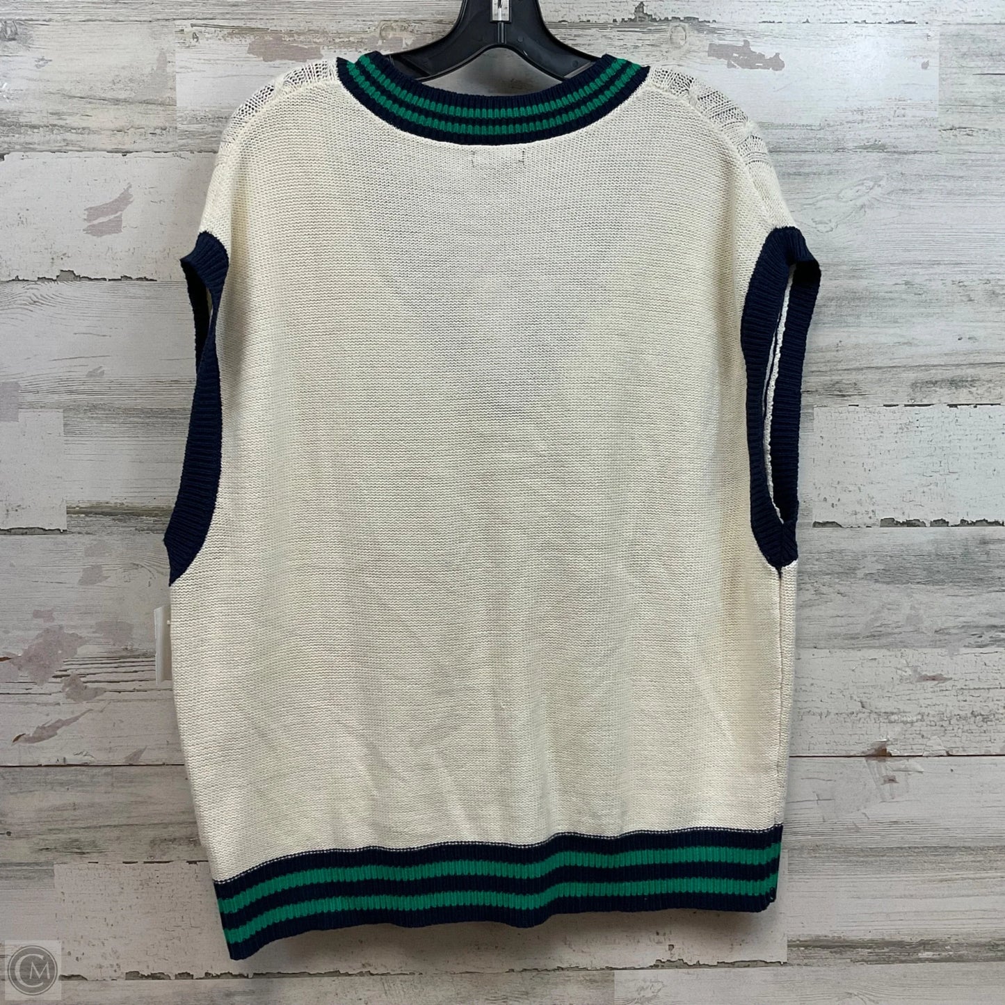 Vest Sweater By Wild Fable In Cream, Size: L