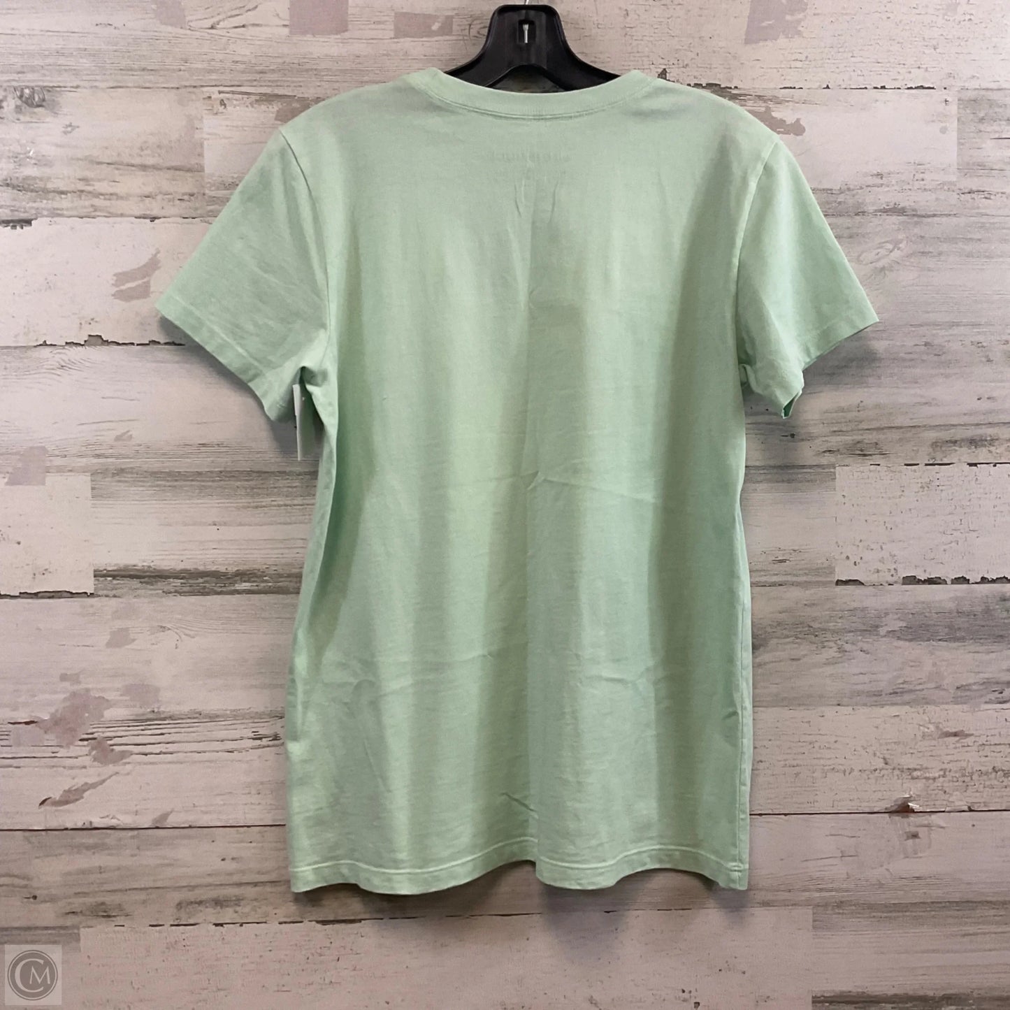Top Short Sleeve By Life Is Good In Green, Size: M