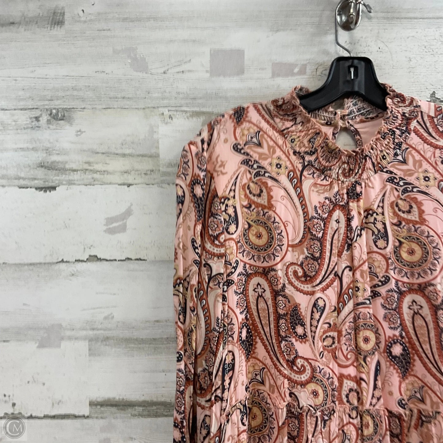 Dress Casual Short By Anthropologie In Peach, Size: L