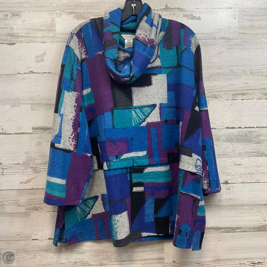 Top Long Sleeve By Multiples In Blue, Size: 2x