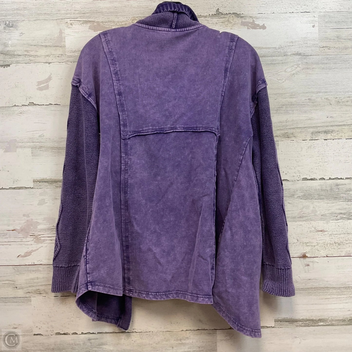 Cardigan By Leo And Nicole In Purple, Size: M