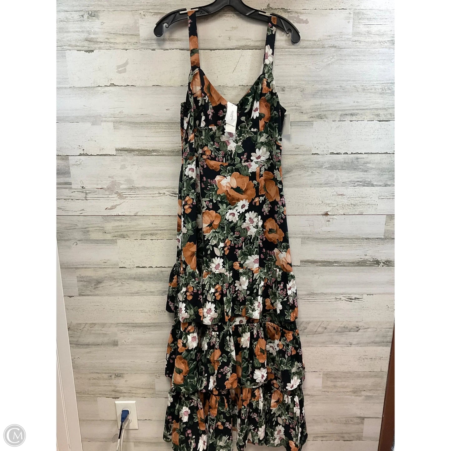 Dress Casual Maxi By Abercrombie And Fitch In Black, Size: M