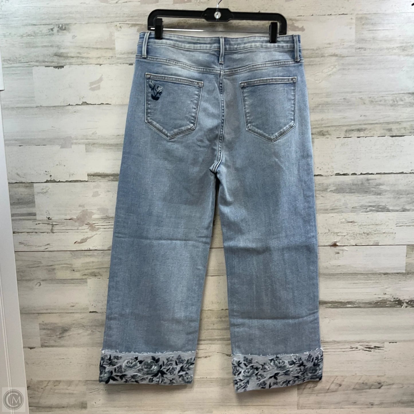 Jeans Wide Leg By Driftwood In Blue Denim, Size: 12
