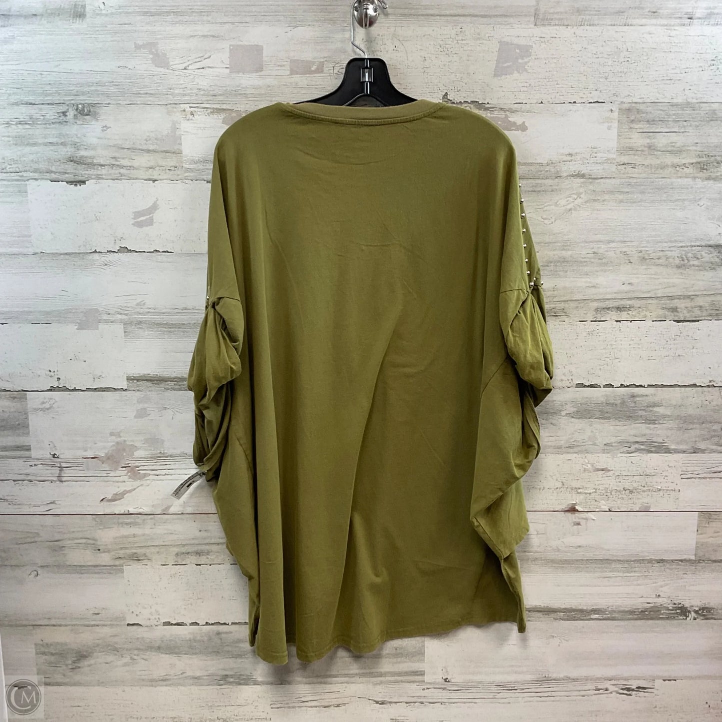 Top Short Sleeve By Blue B In Green, Size: L