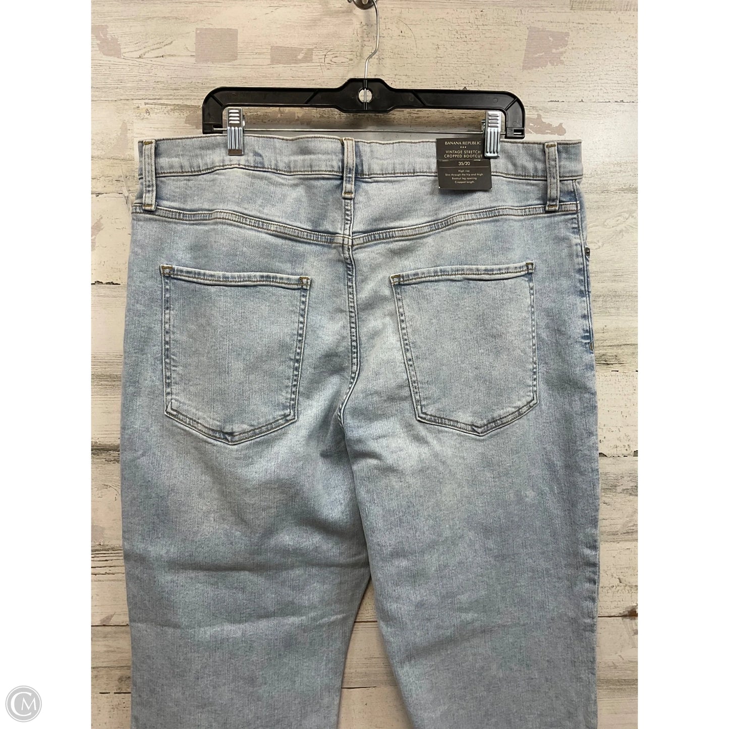 Jeans Boot Cut By Banana Republic In Blue Denim, Size: 20