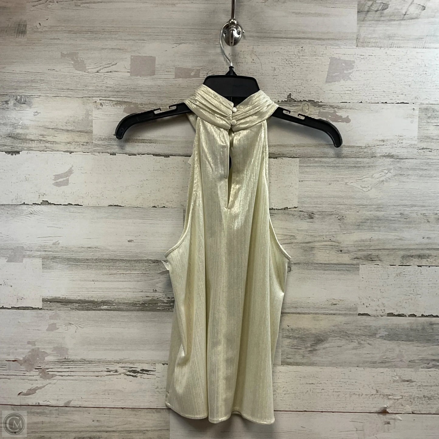 Top Sleeveless By Anthropologie In Cream, Size: M