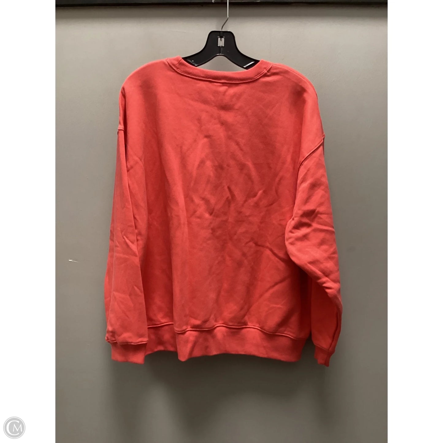 Sweatshirt Crewneck By Gap In Orange, Size: Xl