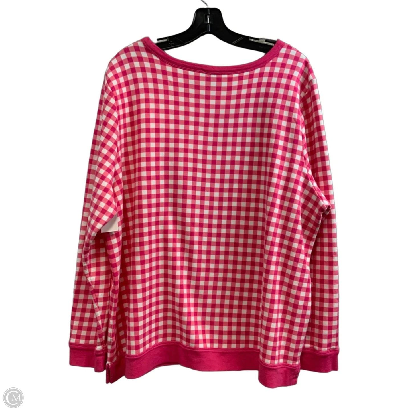 Sweatshirt Crewneck By Talbots In Pink, Size: 2x