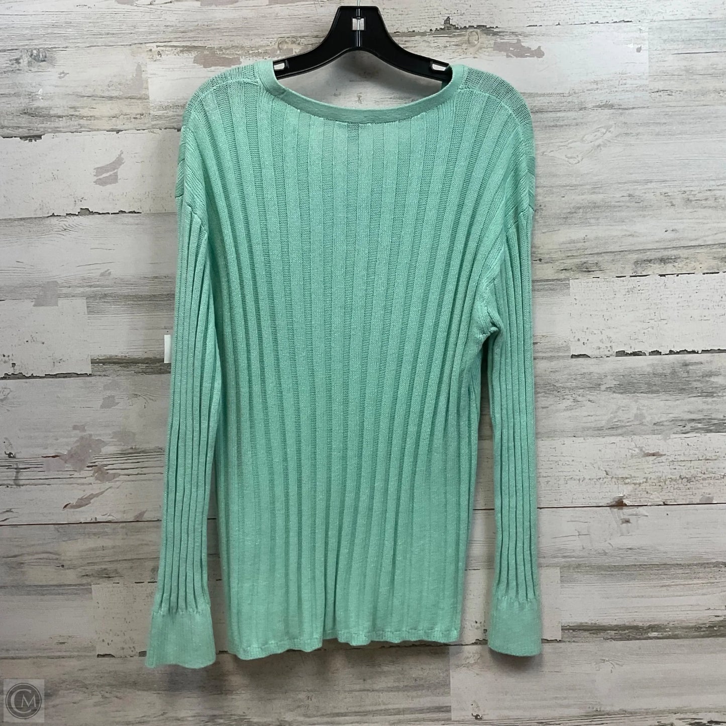 Sweater By Talbots In Green, Size: Xl