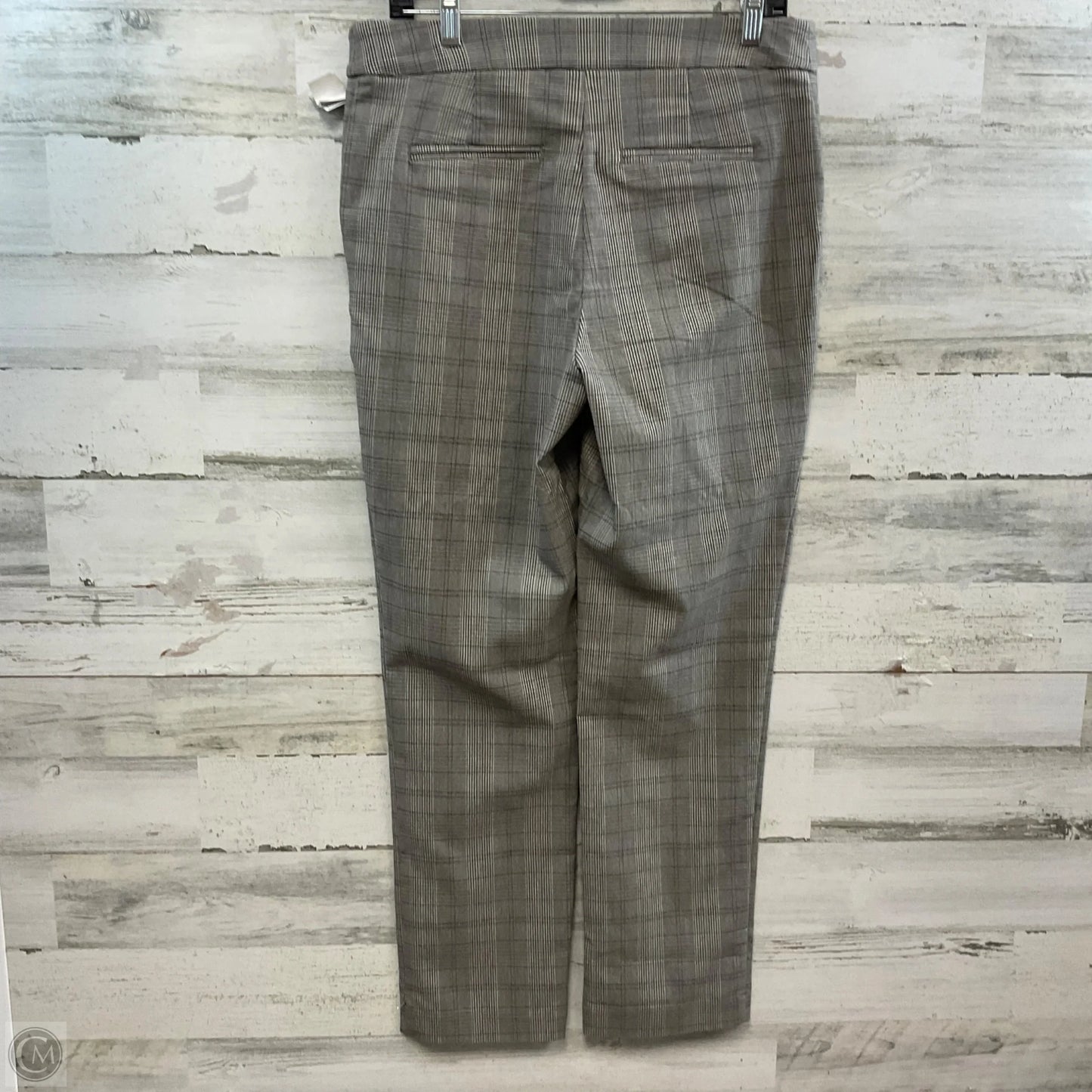 Pants Cropped By Hilary Radley In Black & Cream, Size: M