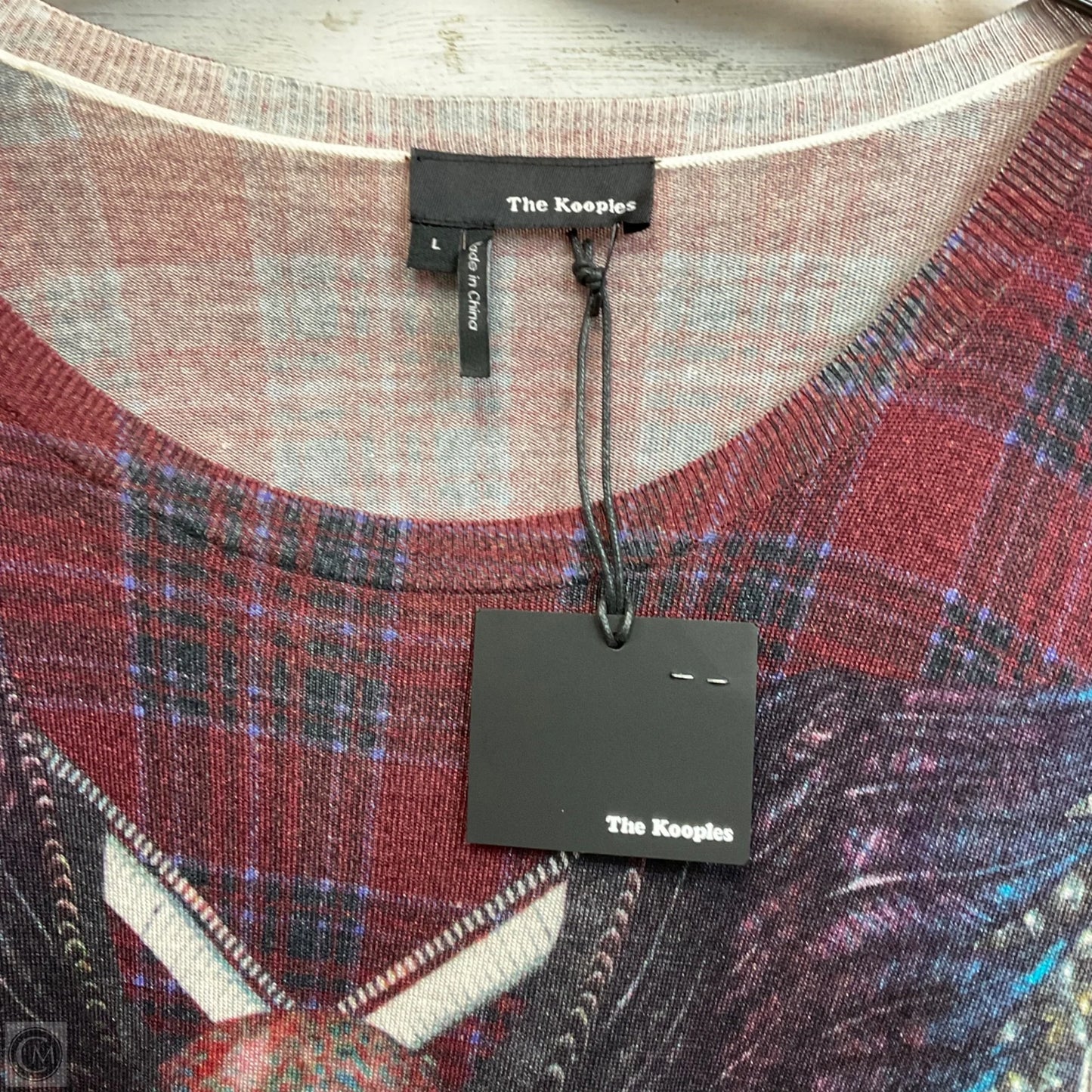 Sweater By The Kooples In Maroon, Size: L