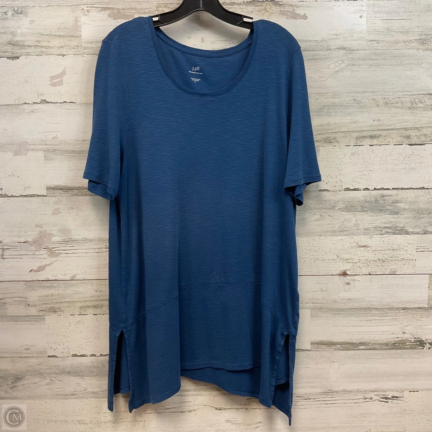 Tunic Short Sleeve By J. Jill In Blue, Size: Xl