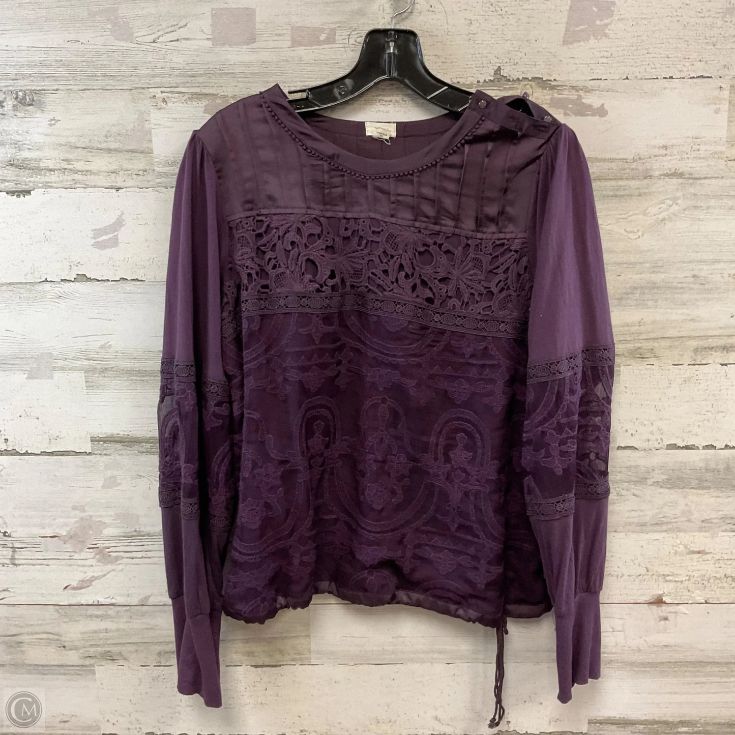 Top Long Sleeve By Tiny In Purple, Size: L