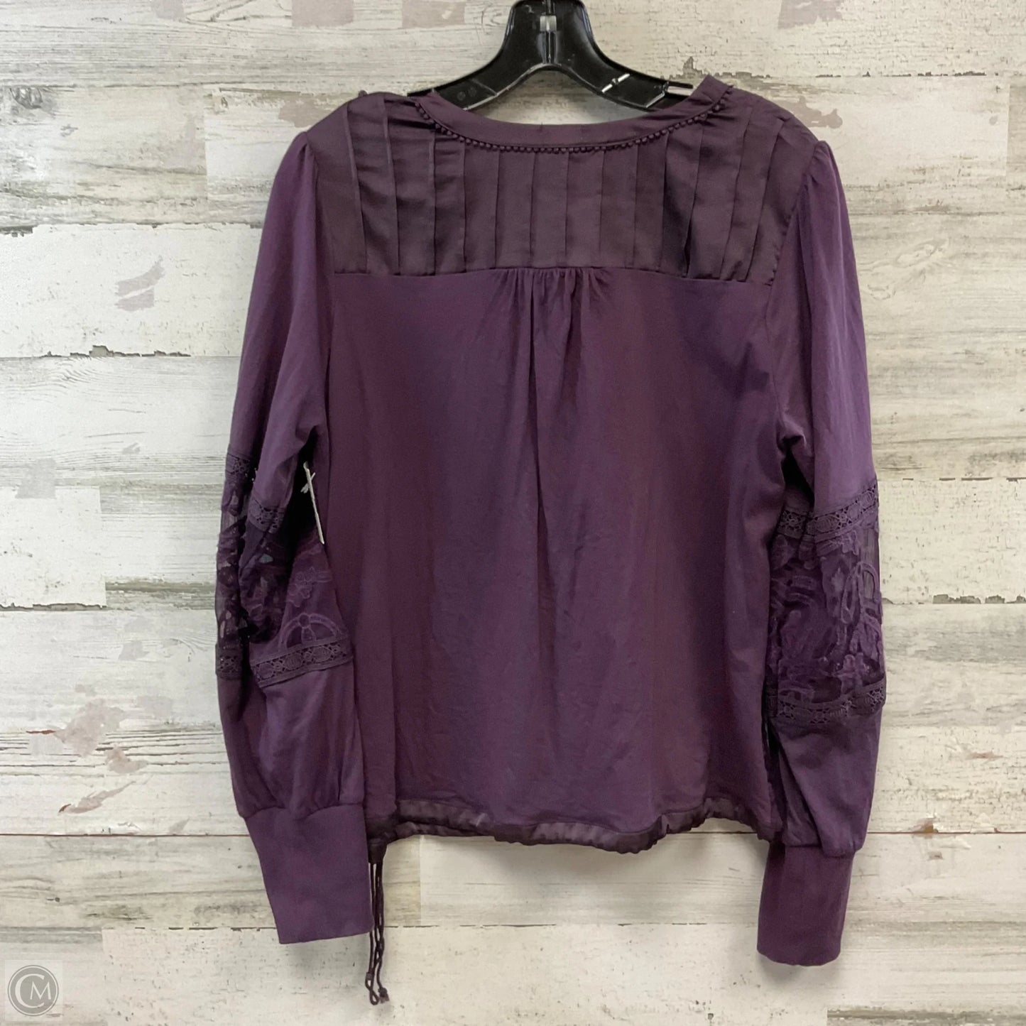 Top Long Sleeve By Tiny In Purple, Size: L