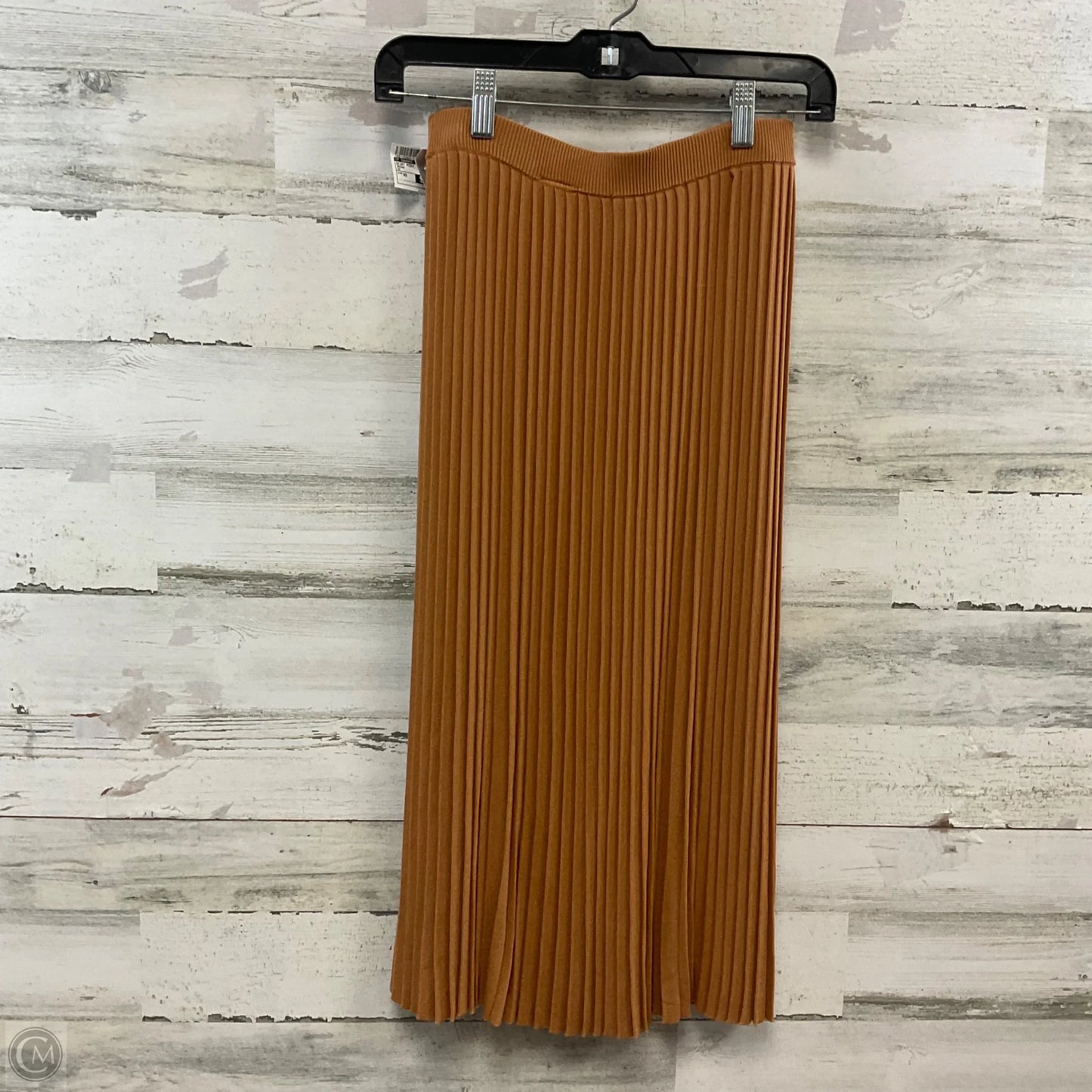 Skirt Midi By T Tahari In Brown, Size: Xs