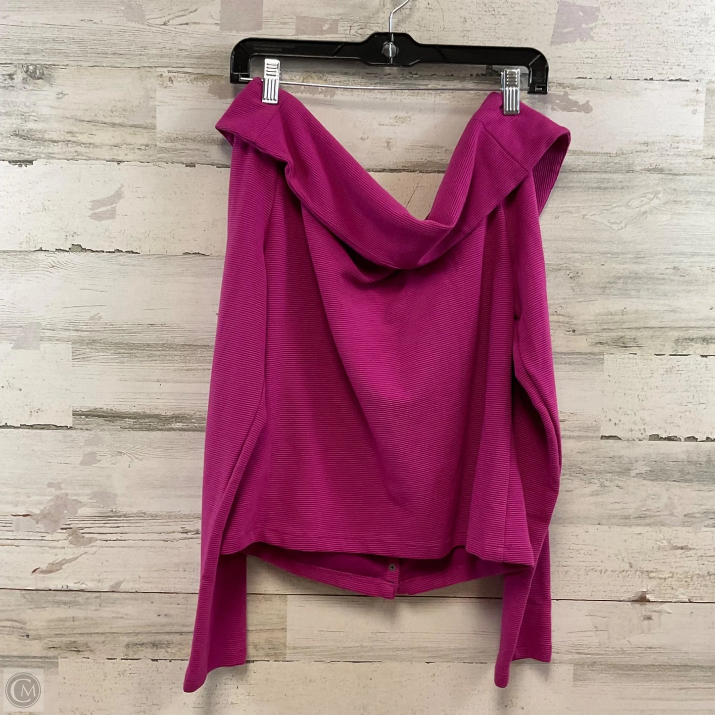 Top Long Sleeve By Maeve In Purple, Size: L